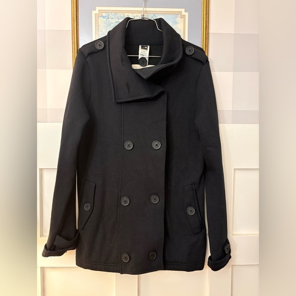 The North Face Jackets & Blazers - The North Face Black Double-Breasted Pea Coat Size Large